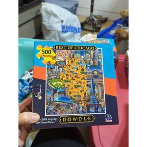 Best Of Chicago Dowdle Puzzle 500 Piece - Sealed -Age 4 up Double Boxed New